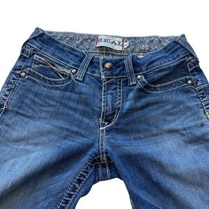 Ariat Real Denim Women's Bootcut Jeans Size S 28x28 Distressed Blue